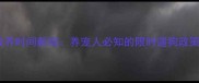诸暨市宠物放养时间新规养宠人必知的限时遛狗政策与违规后果