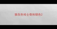 狼灰色哈士奇和银色