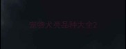 宠物犬类品种大全