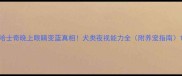 哈士奇晚上眼睛变蓝真相犬类夜视能力全附养宠指南