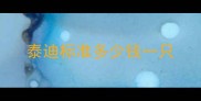 泰迪标准多少钱一只