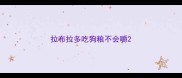拉布拉多吃狗粮不会嚼