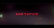 能随身携带的宠物