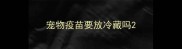 宠物疫苗要放冷藏吗