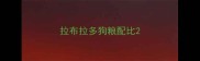 拉布拉多狗粮配比