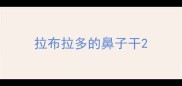 拉布拉多的鼻子干