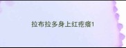 拉布拉多身上红疙瘩