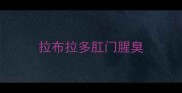拉布拉多肛门腥臭