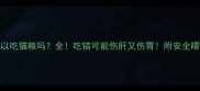 泰迪可以吃猫粮吗全吃错可能伤肝又伤胃附安全喂食指南
