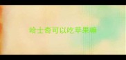 哈士奇可以吃苹果嘛