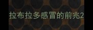 拉布拉多感冒的前兆