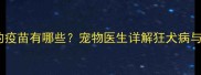 被猫咬后必须接种的疫苗有哪些宠物医生详解狂犬病与猫三联疫苗全攻略
