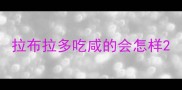 拉布拉多吃咸的会怎样