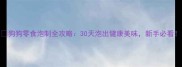 狗狗零食泡制全攻略30天泡出健康美味新手必看