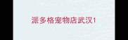 派多格宠物店武汉
