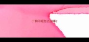小狗干呕怎么回事