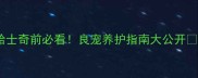 养哈士奇前必看良宠养护指南大公开