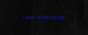小泰迪一天排便几次正常