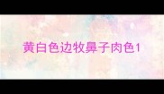 黄白色边牧鼻子肉色