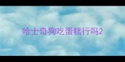 哈士奇狗吃蛋糕行吗