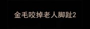 金毛咬掉老人脚趾