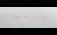 边牧生产几个小时