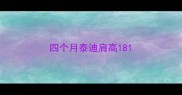 四个月泰迪肩高18