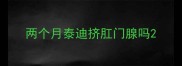两个月泰迪挤肛门腺吗