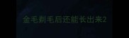 金毛剃毛后还能长出来