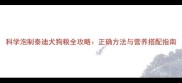 科学泡制泰迪犬狗粮全攻略正确方法与营养搭配指南