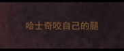 哈士奇咬自己的腿