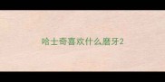 哈士奇喜欢什么磨牙