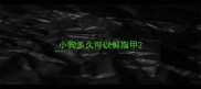小狗多久可以剪指甲