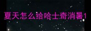 夏天怎么给哈士奇消暑