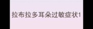 拉布拉多耳朵过敏症状