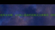 狗狗成长期疫苗全攻略6大核心疫苗时间表及注意事项附接种指南
