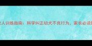 边境牧羊犬不咬人训练指南科学纠正幼犬不良行为家长必读的5大关键步骤