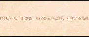 新手必看这5种治愈系小型宠物轻松养出幸福感附养护全攻略附对比图