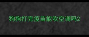 狗狗打完疫苗能吹空调吗