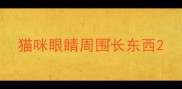 猫咪眼睛周围长东西