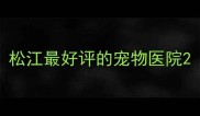 松江最好评的宠物医院