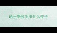 哈士奇脱毛用什么梳子