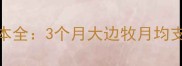 边境牧羊犬幼犬喂养成本全3个月大边牧月均支出清单及科学喂养指南