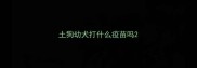 土狗幼犬打什么疫苗吗