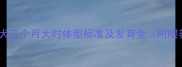 边境牧羊犬三个月大时体型标准及发育全附喂养指南