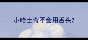 小哈士奇不会用舌头
