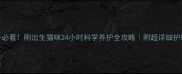新手必看刚出生猫咪24小时科学养护全攻略附超详细护理清单