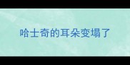 哈士奇的耳朵变塌了