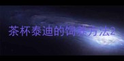 茶杯泰迪的饲养方法