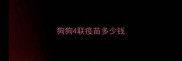 狗狗4联疫苗多少钱